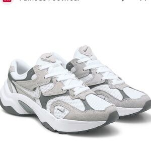 Nike Women’s AL8 Sneaker Gray White Metallic Silver size 9